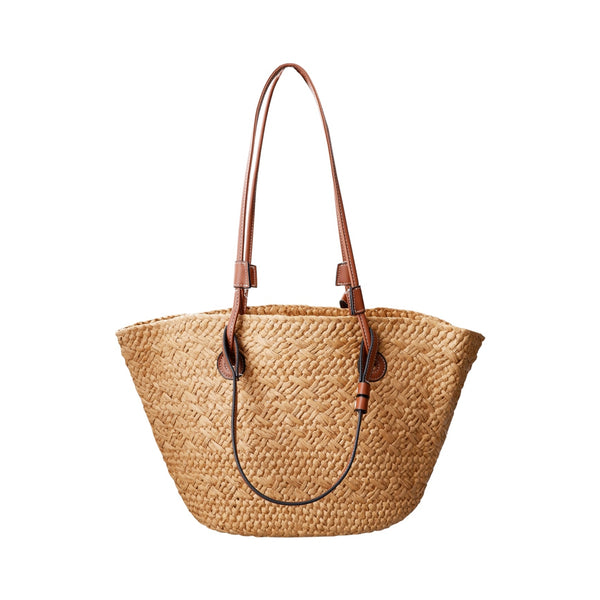 BLACK COLOUR BCKate Straw Shopper Bag in Nature