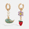 ESSENTIEL ANTWERP Jolan Earrings with Charms in Gold
