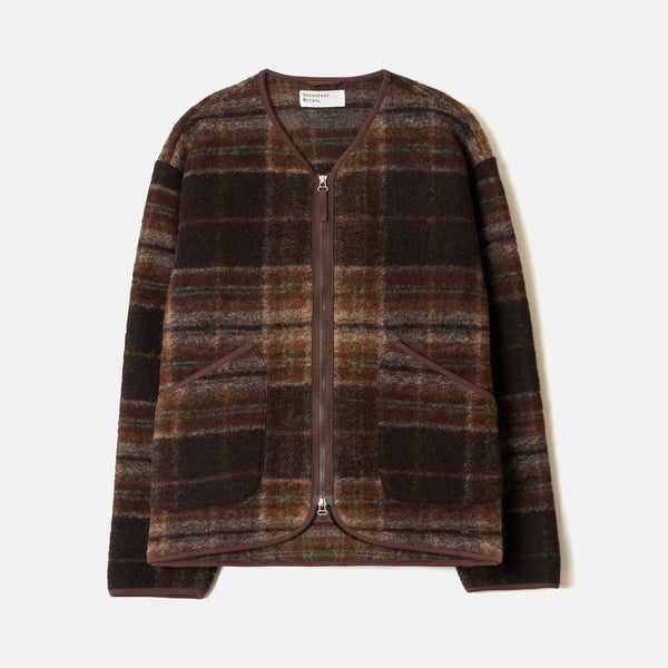 UNIVERSAL WORKS Military Liner Jacket in Brown
