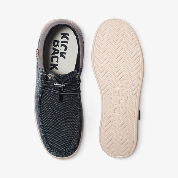 KICKBACK Haven Supersoft Mesh Shoes in Charcoal/Black
