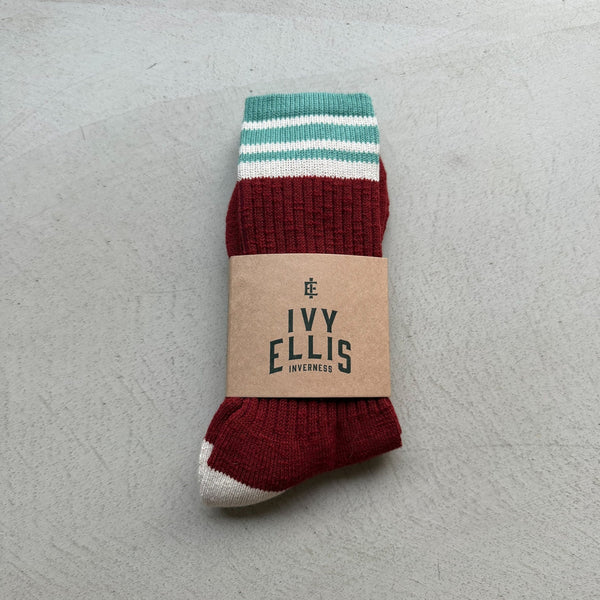 IVY ELLIS Mens Highland Coastline Socks in Ardmair