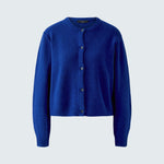 OUI Ilaya Button Up Cardigan in Royal Blue
