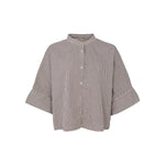 BLACK COLOUR BCAlly Loose Shirt in Creme