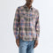 WRANGLER Western Check Shirt in Soft Brown