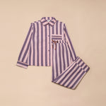 TBCO. Cotton Pyjamas in Pink/Purple Stripe