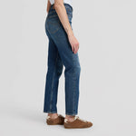 LEE Carol High Rise Straight Leg Jeans in Dark Cobalt