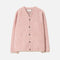 UNIVERSAL WORKS Diamond Fleece Cardigan in Pink