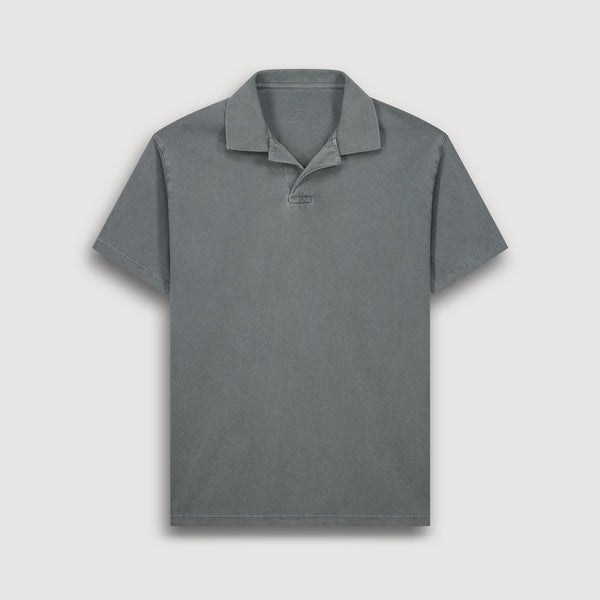 HARTFORD Oe Short Sleeve Polo Shirt in Cactus