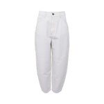 BLACK COLOUR BCIzzy Barrel Pant in Off White