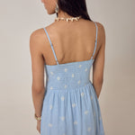 MAISON HOTEL Etta Sleeveless Dress in Sky Blues