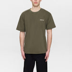 ANERKJENDT Akvillads Italian Coffee T Shirt in Forest Night