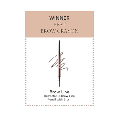DELILAH Retractable Eye Brow Pencil with Brush in Sable