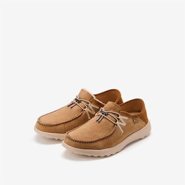 KICKBACK Lounger Lux Cosy Shoes in Tan