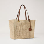 MULBERRY Crochet Tote  in Natural Crochet Raffia