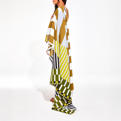 MAPOESIE Sol Beach Towel in Khaki