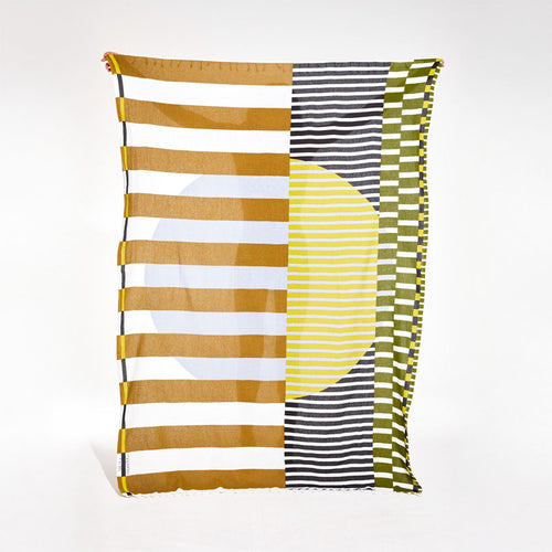 MAPOESIE Sol Beach Towel in Khaki