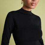 FLORERE Acacia Colour Block Mockable Midi Dress in Satin Pink & Black