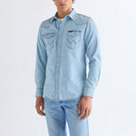 WRANGLER Western Shirt in Riverbank