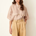 SESSUN Balanca Shirt  in Rosasand