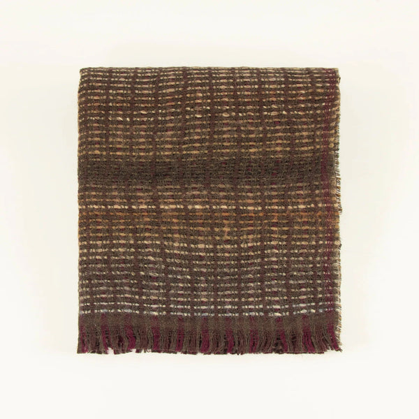 SESSUN Niu Pio Scarf in Kaki MIx