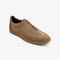 LOAKE Mayfair Suede Smart Trainers in Flint