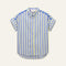 ORFEO Calice Short Sleeve Shirt in Blue Check