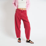 SOPHIE + LUCIE Sarga Boyfriend Jeans in Red