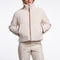 RINO & PELLE Jaydee Teddy Fleece Short Jacket with Zip in Birch