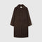 BEATRIZ FUREST Normandie Long Furry Coat in Brown