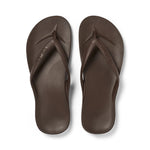 ARCHIES Arch Support Flip Flops in Brown