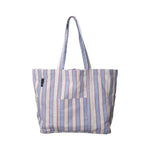 BLACK COLOUR BCNella Canvas Bag in Blue Stripe