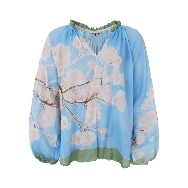 BLACK COLOUR BCCamellia Blouse in Light Blue