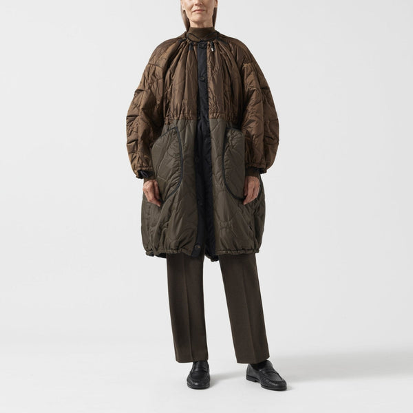 MARFA STANCE Parachute Parka in Bronze/Olive/Black