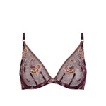 AUBADE Midnight Opera Underwired Triangle Bra in Secret Purple