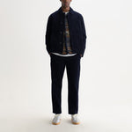WAX LONDON Gower Ari Wool Blend Check Gilet in Oatmeal/Multi