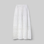 BEAUMONT ORGANIC Lyla-Fay Cotton Lace Skirt in White