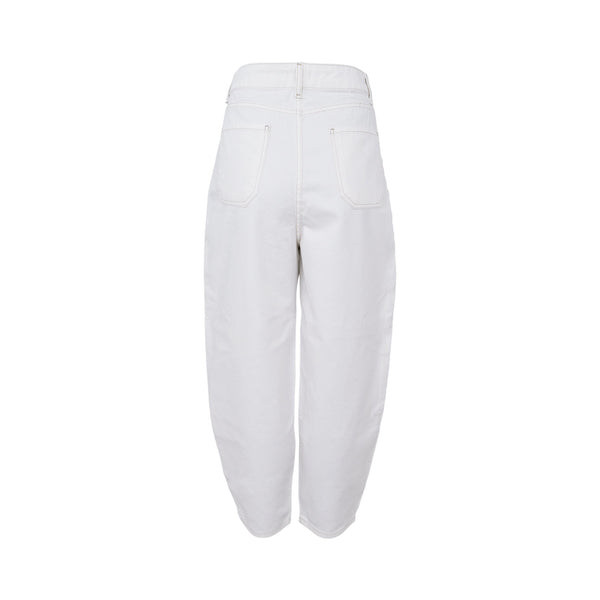BLACK COLOUR BCIzzy Barrel Pant in Off White