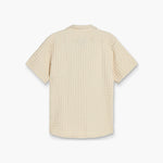 OAS Cuba Waffle Shirt in Ecru