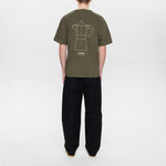 ANERKJENDT Akvillads Italian Coffee T Shirt in Forest Night