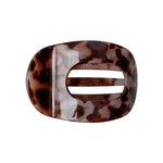 BLACK COLOUR BCMilla Hair Claw in Light Tortoise