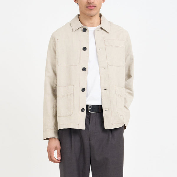 OLIVER SPENCER Kennard Jacket  in Wilkes Sand