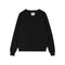 JUMPER 1234 Distressed Crew Neck Cashmere Jumper in Black