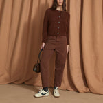 SOPHIE + LUCIE Luisa Knitted Cardigan in Brown