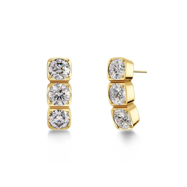 EDBLAD Gemma Studs Triple  in Gold