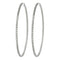 EDBLAD Glow Creoles Mini XL Hoops in Steel