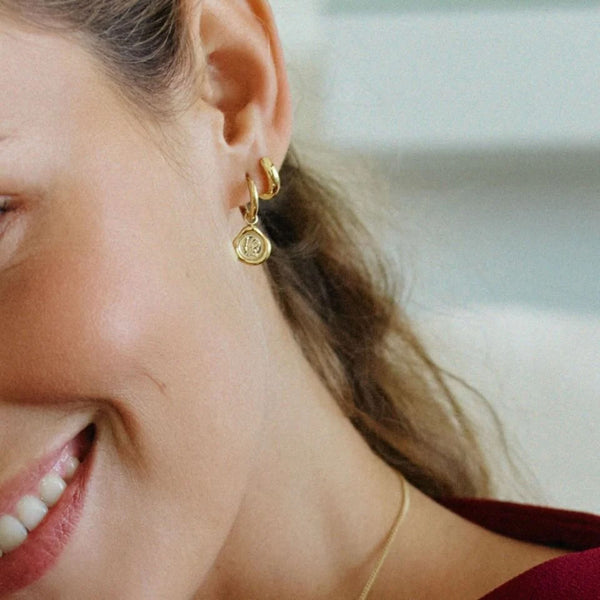 EDBLAD Holly Hoops in Gold