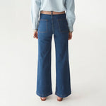 MAISON HOTEL Edna Jeans in Dark Denim