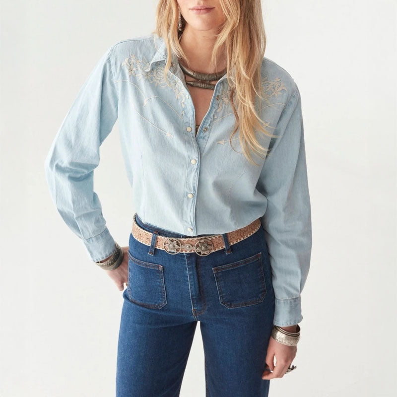 MAISON HOTEL Edna Jeans in Dark Denim