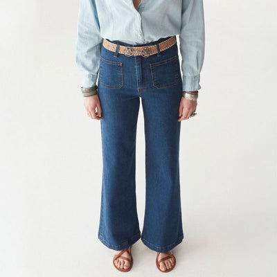 MAISON HOTEL Edna Jeans in Dark Denim