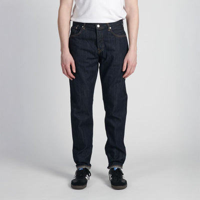 EDWIN Regular Tapered Kaihara Red Selvage Denim in Blue Rinsed